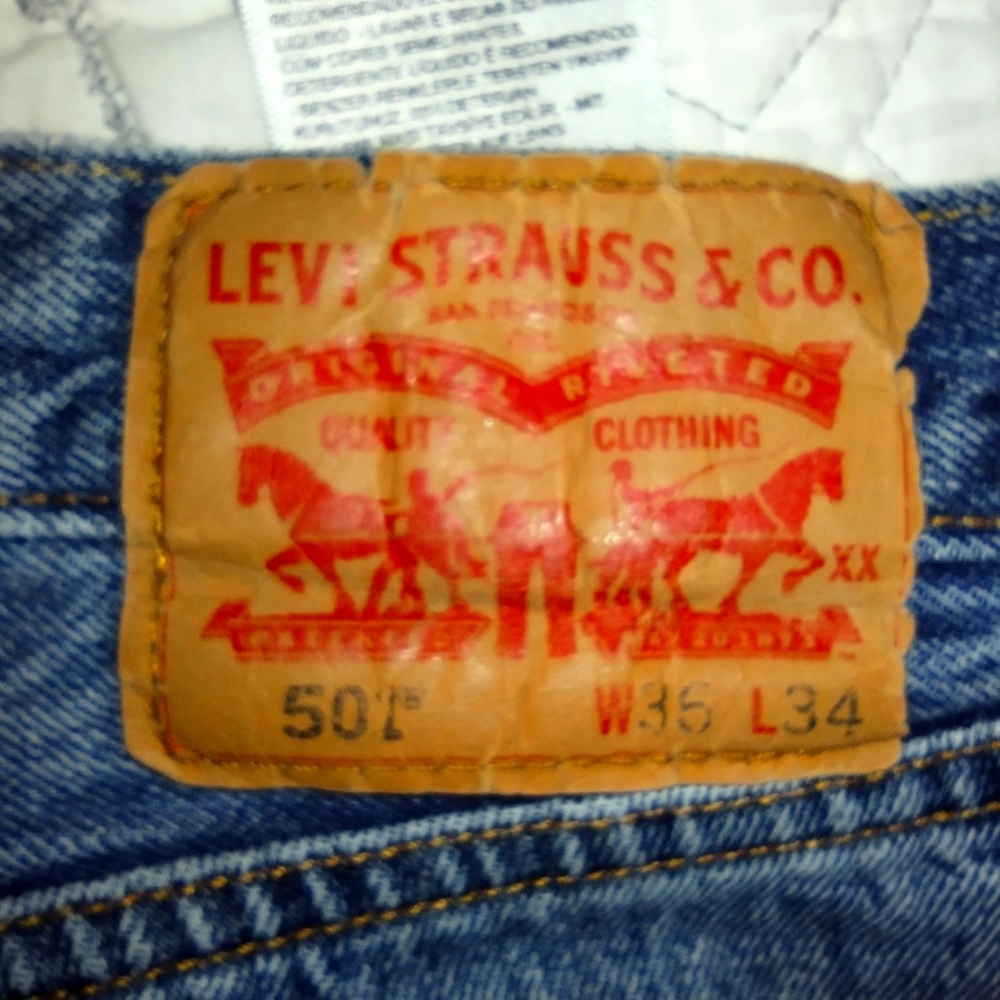 Levi’s 501 vintage  Size 35x 34